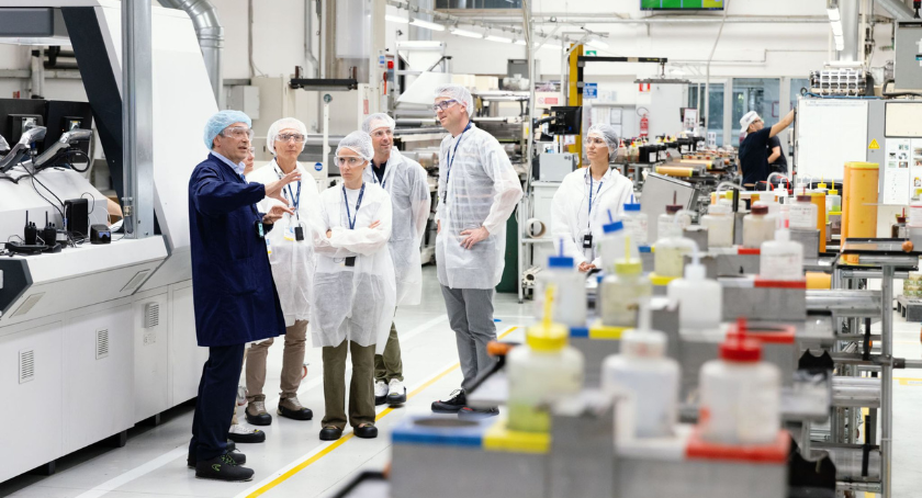 Attendees got an inside look at the inner workings of the Italian facility.